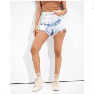American Eagle tie dye jeans shorts